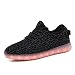 Joansam 7 Colors LED Luminous Unisex Sneakers Men & Women USB Charging Light Colorful Glowing Leisure Flashing Shoes Sport Shoes JSS07BL-40