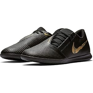 Nike Phantom Venom Club Indoor Soccer Shoe Black/Metallic Vivid Gold Size 7 M US