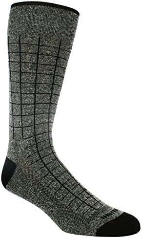 Remo Tulliani Men's Navajo Windowpane Dress Sock | Moisture Wicking | Arch Support | Comfortable &amp; Fashionable