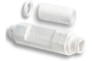 PoE Extender, 10/100Mbps, Outdoor IP66 Waterproof, 1 Channel PoE Repeater, PoE Amplifier, PoE Booster, Comply with IEEE 802.3