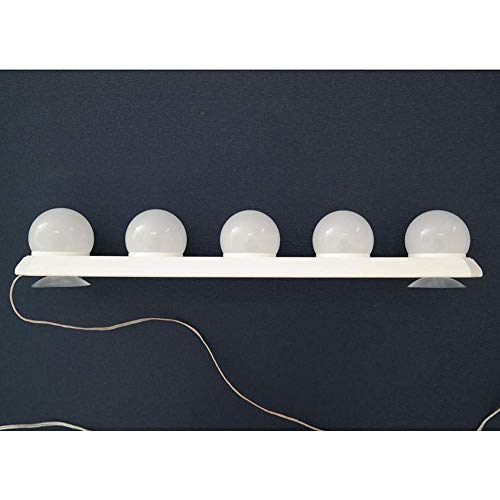 LED Mirror Light Strip - Bath Vanity Lamp Stick on Portable with 11 Brightness Dimmable - DIY Hollywood Above Mirror Makeup Lamp USB Cordless for Bedroom Dressing Table, Bathroom, Dressing Room Mirror