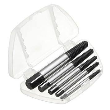 Generic 5Pcs Easy Out Broken Screw Extractor Bolt Remover
