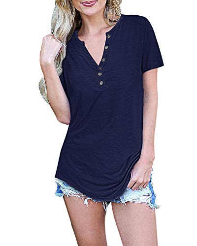 MISFAY Women's Henley Tops 