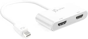 j5create Mini DisplayPort to Dual 4K 