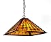CHLOE Lighting CH3215MG18-DH2 Tiffany-style Mission 2-Light Ceiling Pendant Fixture with 18-Inch Shade