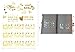 Bachelorettesy Bride to Be Gold Metallic Temporary Tats 100+ Designs Diamond Ring, Poppin’ Bottles, Cheers Great for Engagement & Bachelorette Party Waterproof Nontoxic