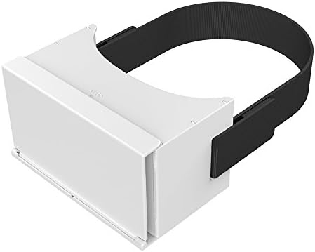 3D VR Glasses-Virtual Reality Headset with Plastic DIY SKD For 3D Movies and Games Compatible with Android & Apple Up to 5.5 inch Screen Size