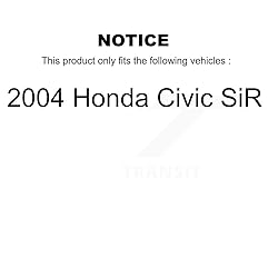 Front Rear Wheel Bearing And Hub Assembly Kit For