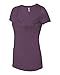 Next Level Ladies' Triblend Deep V XL VINTAGE PURPLE