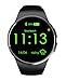 Ansbo Smart Watchphone Unlocked With Activity Tracker Heart Rate Pedometer Support GSM SIM Card and TF Card and Sync To Iphone 4/5/6/7 and With All Android Samsung/ Sony /LG Smart Phones (Black)