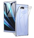 AVIDET Sony Xperia 10 Case, Soft Thin Anti-Scratch Cover TPU Rubber Gel Shock-Absorption Bumper Compatible for Sony Xperia 10 (Clear)