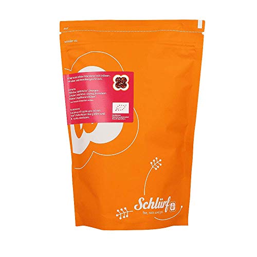 Schlürf Früchtetee "Hilde" No. 9, Loser Bio-Früchte Tee mit Sommerfrüchten, Wiederverschließbare Aromaverpackung, 1 x 275g – Bild 3