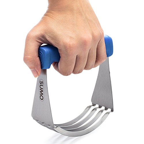 SUMO Pastry Dough Blender: Make Perfect Pie Crust · Sharp Blades · Sturdy & Heavy Duty · Comfortable Grip · Dishwasher Safe · [Blue] - Thumbnail 3