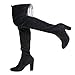 Marco Republic Florence Womens Over The Knee Thigh High Chunky Block Heels Boots