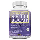 Ultra Fast Keto Boost - Advanced Weight Loss with Metabolic Ketosis Support - 800MG - 60 Capsules - 30 Day Supply
