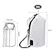 KastKing Dry Bag Waterproof Roll Top Type Duffel Bag with Zippered Compartment and Grab Handle (White, 30L)