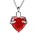 PREKIAR Heart Cremation Urn Necklace for Ashes Urn Jewelry Memorial Pendant with Fill Kit and Gift Box - Always on My Mind Forever in My Heart