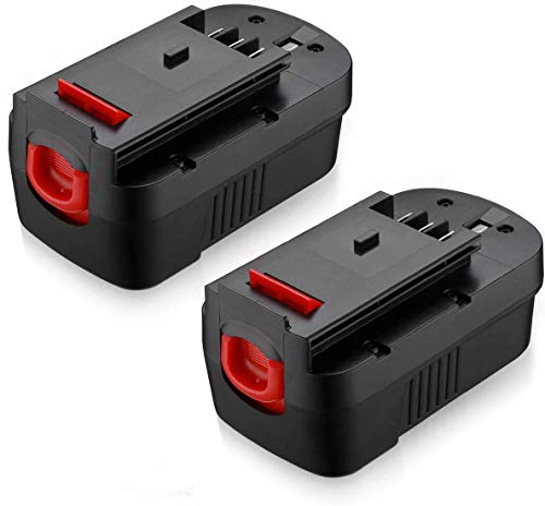 Powerextra Upgraded 2 Pack 3700mAh 18Volt HPB18 Replacement Battery Compatible with Black and Decker HPB18 HPB18-OPE 244760-00 A1718 FS18FL FSB18 Firestorm Black and Decker 18 Volt Battery
