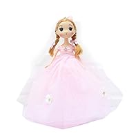 Theshy Cute Doll Clothes Kawaii Bowknot Wedding Dress Princess Doll Pendant Cute Baby Key Ring