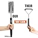 PAPAYAY BBQ Grill Brush, 18 Inches Best 360° Barbecue Grill Cleaner - 3 Stainless Steel Brushes in 1 -Perfect for Char-Broil, Weber, Porcelain and Infrared Grills + Free Basting & Pastry Brush