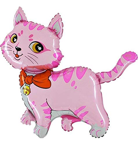 Toyland® 95cm (37") Pink Cat Shaped Balloon - Children's Party Decorations