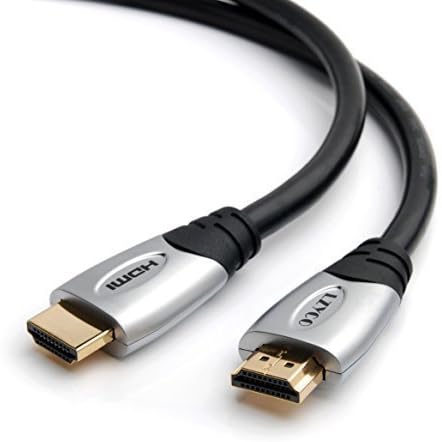 LZYCO 20FT-Pro Series HDMI Cable High-Speed Supports 4K, Ethernet, 3D and Audio Return,CL3 Certified for In-wall Installation, silver color [Newest Standard]
