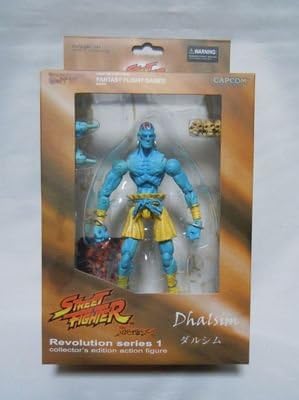 Amazon Co Jp Ps3 Psp Sota Toys ストリートファイター2 スト2 ダルシム 限定カラー ブルー Revolution Series 01 Blue Dhalsim Exclusive ホビー 通販