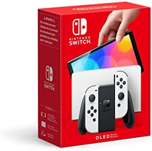 Amazon.com: Nintendo Switch (OLED model) with White Joy-Con and