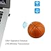 CHUYI Cool Basketball Wireless Mouse Portable Optical Cordless Mice with USB Receiver for Office Home School Travel for PC Computer Laptop Funny Gift (Orange)