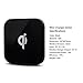 Wireless Charger, QI Wireless Charging Pad with Two USB Charging Ports (Black)