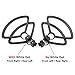 ZEEY 4pcs Quick Release Lightweight Propellers for DJI Spark Drone + 4pcs Lightweight Propeller Protector Guard