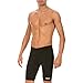 Arena Men's Board Race Polyester Solid Jammer Swimsuit - Black/Metallic Silver,32