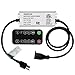 Outdoor Dimmer for String Lights, Newpow RF Remote Control Dimmer 300-Watts, 100FT MAX Range, Memory Function, Works With Outdoor and Indoor String Lights, Dimmable LED Light Bulbs, Incandescent Bulbs