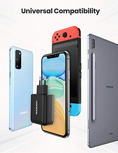 UGREEN USB Oplader 36W QC 3.0 USB Snellader Charger 2 Poorts Oplader voor iPhone 12 12 Mini 12 Pro 12 Pro Max Galaxy S21… - Afbeelding 5