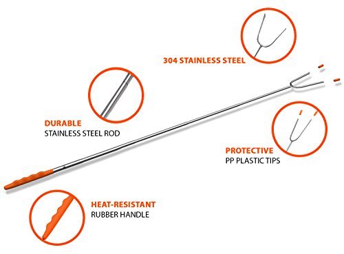 Marshmallow Roasting Sticks-Telescoping Marshmallow Sticks, Hot Dog Roasting Sticks, 45\