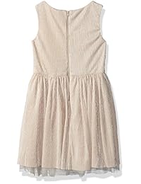 Mi Michelle Big plisado de las niñas vestido de fiesta