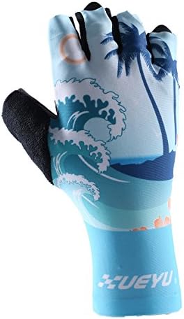 Timeiya New Fashion Cycling Gloves With Shock-Absorbing Breathablle Glove Half Fingers