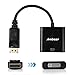 Anbear DisplayPort to DVI Adapter, Display Port to DVI-D Adapter (Male to Female) Compatible with Computer,Desktop,Laptop,PC