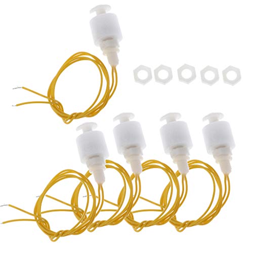 Ladaidra 5Pcs Water Level Sensor Vertical Float Switches Flow Measuring Instruments Tools