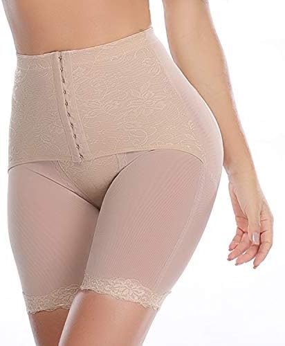 Vaslanda Seamless Mesh Tummy Control Panty, Double Compression High Waist Girdle, Butt Lifter Thigh Shaper for Women
