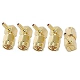 uxcell 5x SMA Male Plug Right Angle RG174 RG316 LMR100 RF Coax Connector