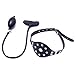 Inflatable Mouth Gag Bound Gag - Davidsource Studded Faux Leather Panel Gag Open Mouth Plug Head Harness Restraints Kit (Padlock 1 Piece)