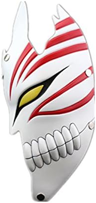 WeSurprise Resin Full Hollow Mask Bleach Ichigo Kurosaki Comics Cosplay Mask For Halloween Party Gift Unisex