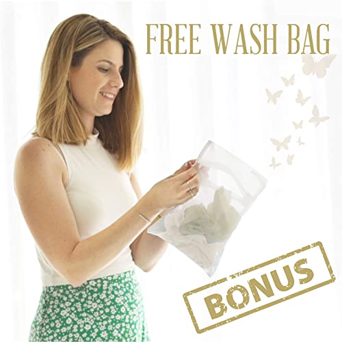 Tia & Fey Face Cloth Made from Rayon made from Bamboo Soft Wash Cloths for face Organic