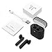 Wireless Earbuds,Cshidworld Bluetooth Headphones Mini in-Ear Headsets Sports Earphone with Noise Cancelling Built-in Mic and Charging Case for iPhone Samsung and Most Smartphones (Black)
