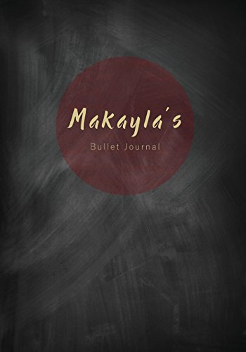 [READ] Makayla's Bullet Journal: A Personalized Name Dot Grid Notebook/Planner/Organizer (7x10 Inches) (Cut<br />KINDLE