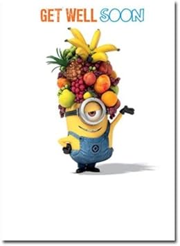 Biglietto Di Buona Guarigione Con Scritta In Inglese Get Well Soon Lingua Italiana Non Garantita Amazon It Giochi E Giocattoli