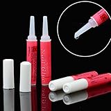 DZT1968 10pc Individually Nail Art Faluse Nail Tips Acrylic Beauty Rhinestones Mini Glue