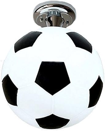 Ceiling Lights Abat Jour Foot Football Forme Chambre Enfant Garcon Papier Cadeau Lampe Plafond Home Garden