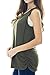 Smallshow Women's Maternity Nursing Tank Top Sleeveless Comfy Breastfeeding Clothes (M) Army Green